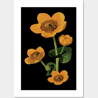 Colorful floral Posters and Art